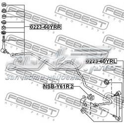NSBY61R2 Febest bucha de estabilizador traseiro