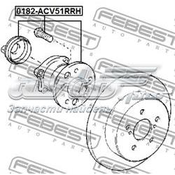 Ступица задняя правая 0182ACV51RRH Febest