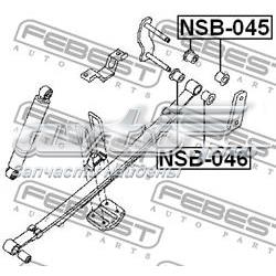 NSB046 Febest Сайлентблок задней рессоры, задний