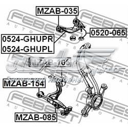 Купить MZAB105 Febest Сайлентблок нижний передней подвески
