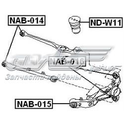 Сайлентблок цапфы задней NAB016 Febest