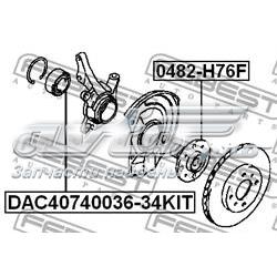 Ступичный подшипник передний Febest DAC4074003634KIT