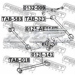 Сайлентблок заднього поперечного важеля TAB323 FEBEST