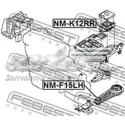 Coxim (suporte) traseiro de motor Nissan Tiida C13