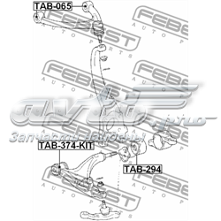 Сайлентблок передней подвески Caster FFD4661 цена, от 19.18 USD