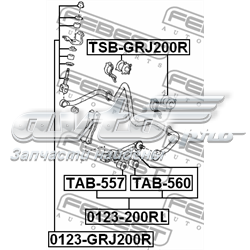  Febest TAB557 цена, от 10.18 USD