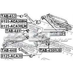 Сайлентблок цапфы задней TAB450RUB Febest