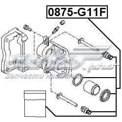 Ремкомплект переднего суппорта 0875G11F Febest