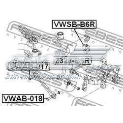 Внутренний сайлентблок заднего поперечного рычага Febest VWAB017 цена, от 7.42 USD