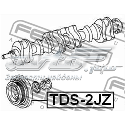 Шків колінвала (демпфер ) TDS2JZ FEBEST