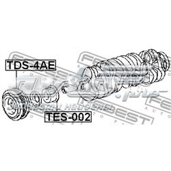 Шкив коленвала (демпфер) Febest TDS4AE цена, от 62.43 USD
