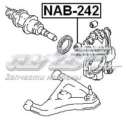 Сайлентблок цапфы задней NAB242 Febest