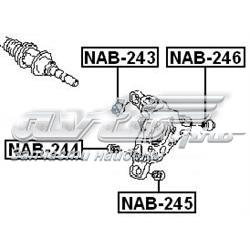 Сайлентблок цапфы задней NAB245 Febest