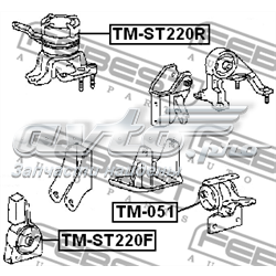 Опора двигателя Febest TMST220R