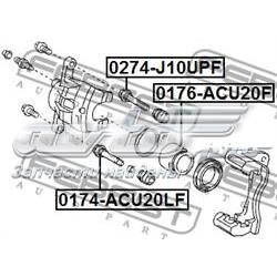 Направляющая суппорта переднего нижняя 0174ACU20LF Febest