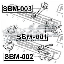 SBM002 Febest Опора двигателя, левая/правая