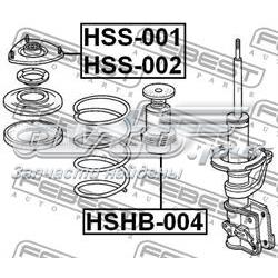 HSHB004 Febest pára-choque (grade de proteção de amortecedor dianteiro + bota de proteção)