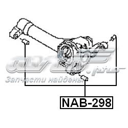 NAB298 Febest Сайлентблок (подушка) редуктора переднего моста передний