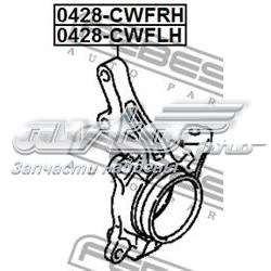 Цапфа (поворотный кулак) передний левый Febest 0428CWFLH цена, от 109.95 USD