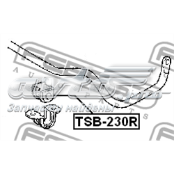 Резинка заднего стабилизатора Febest TSB230R цена, от 3.42 USD
