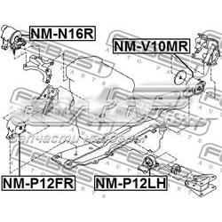 Левая подушка двигателя NMP12LH Febest