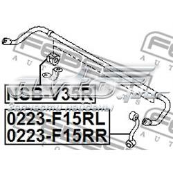 Стойка заднего стабилизатора правая 0223F15RR Febest