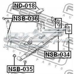 Сайлентблок задней рессоры передний Febest NSB035 цена, от 1.27 USD