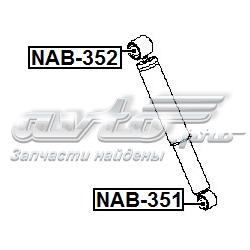 Bloco silencioso de amortecedor traseiro Nissan X-Trail T31