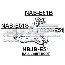 Сайлентблок передней подвески Febest NABE51S цена, от 8.62 USD
