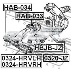 0324HRVRH Febest Рычаг передней подвески нижний, правый