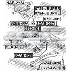 SZAB029 Febest Сайлентблок цапфы