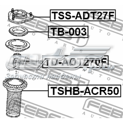 Опора переднего амортизатора TSSADT27F Febest