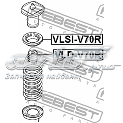 Купить VLDV70R Febest Отбойник амортизатора заднего