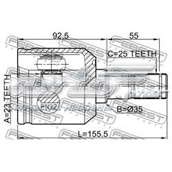 ШРУС внутренний, задний Stellox 1601099SX цена, от 40.42 USD
