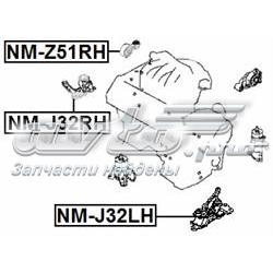 NMJ32RH Febest Правая подушка двигателя