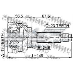 1110M100 Febest junta homocinética externa dianteira