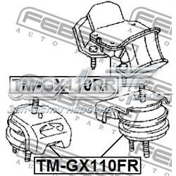 Coxim (suporte) traseiro de motor Lexus IS E1