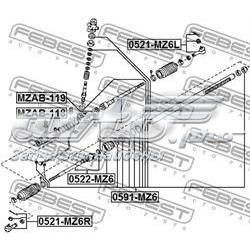 Рулевой наконечник Febest 0521MZ6L цена, от 14.72 USD