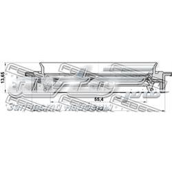95JDS57740914X Febest Сальник заднего хвостовика редуктора 