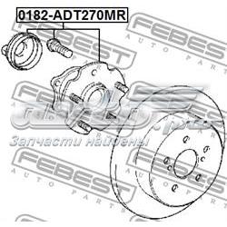 Ступица заднего колеса Febest 0182ADT270MR
