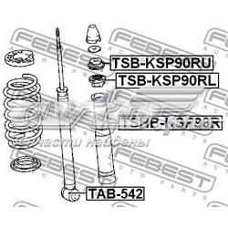 Compre 487550D070 Toyota Suporte de amortecedor traseiro