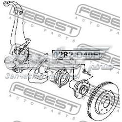 Ступица (передняя) Febest 0282D40F
