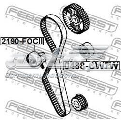 Rolo parasita da correia do mecanismo de distribuição de gás Peugeot 807 E