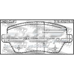 Колодки Febest 2401CLIF цена, от 23.08 USD