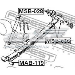Купить MAB119 Febest Втулка рессоры