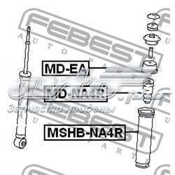Compre 4060A047 Mitsubishi Pára-choque (grade de proteção) de amortecedor traseiro