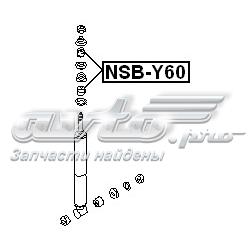 Втулка штока амортизатора переднего Febest NSBY60 цена, от 2.29 USD