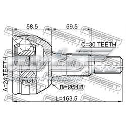 Купить 3210SRX Febest Внешняя граната