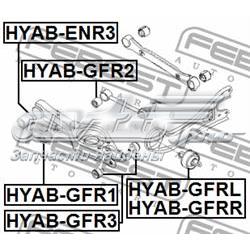 Сайлентблок заднего поперечного рычага HYABGFR2 Febest