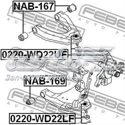 Верхняя шаровая опора 0220WD22UF Febest